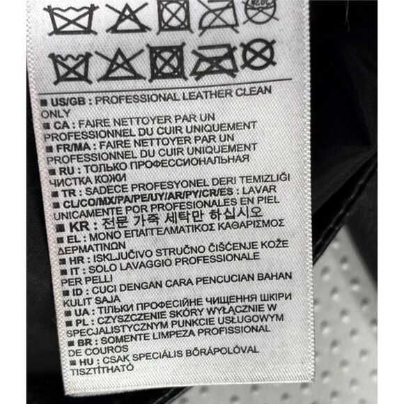 Banana Republic Women's Essential Leather Moto Jacket Asymmetrical Zip Size M - Picture 6 of 12